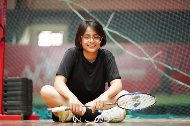 joueur de badminton